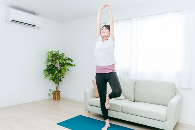 運動する50代